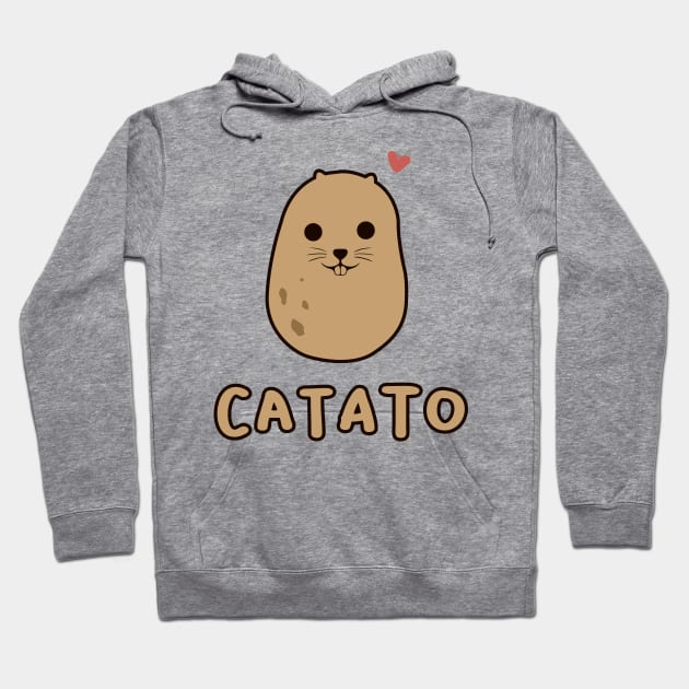 Cute Spud Potato Hoodie by Fadloulah